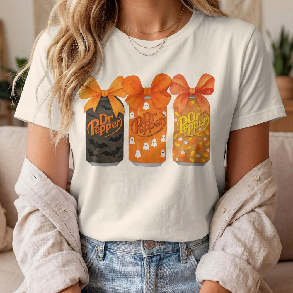 Halloween Dr Pepper Cans Trio T Shirt